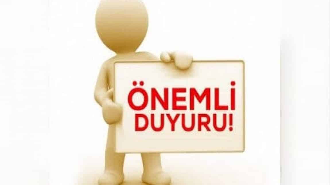 DERS SAATİNDE OKULA VELİLERİMİZİN GİRMEMESİ